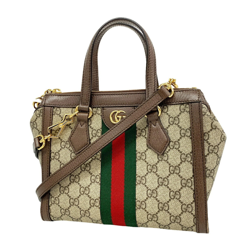 Gucci Ophidia 547551 Brown 2-way handbag for women